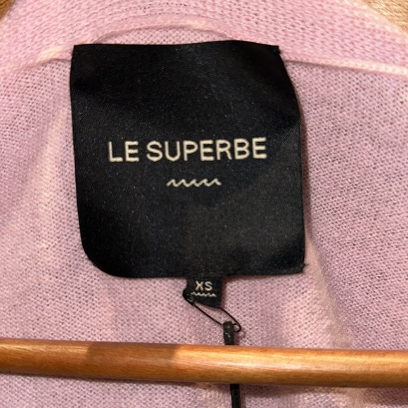 Le Superbe 🩷Cashmere PISMO Sweater NWT MSRP $435 - Picture 4 of 8